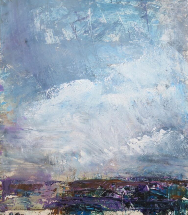 Clouds approaching over the moors oi